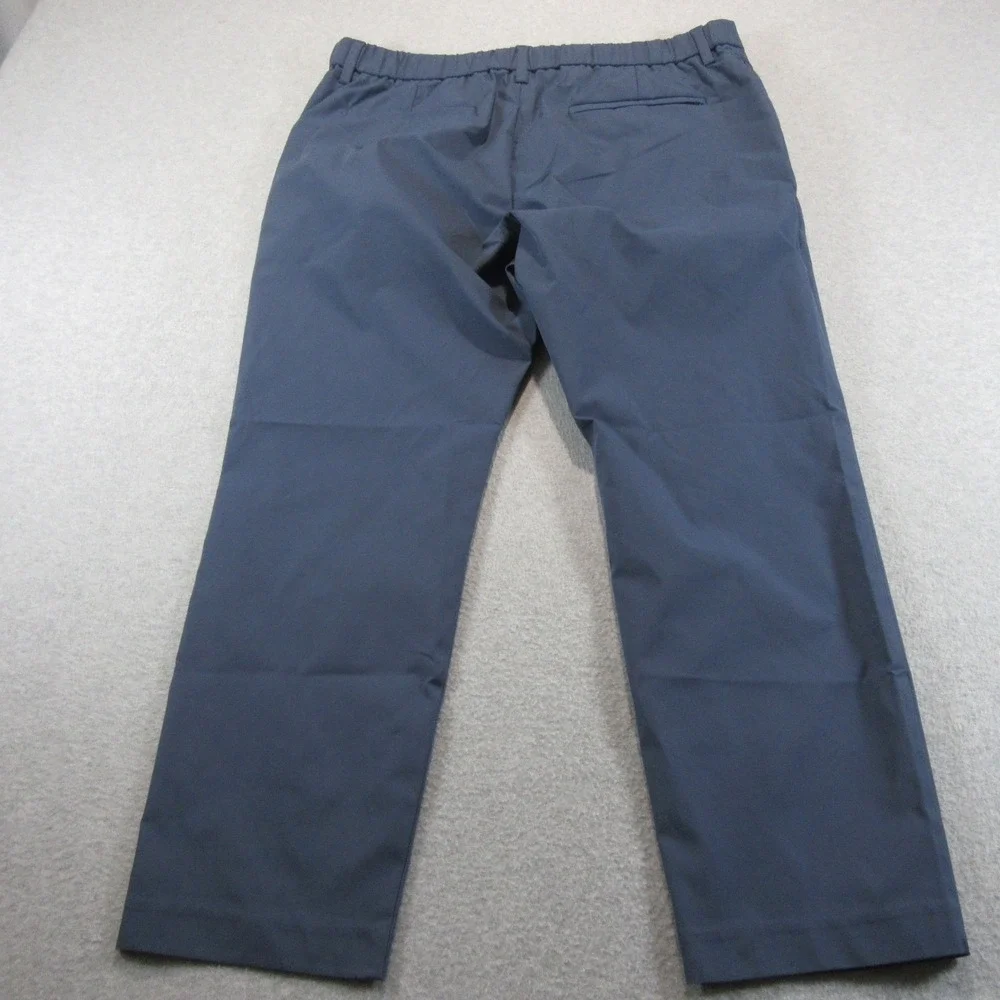 Banana Republic‎ Mens Pants 40x29 Blue Performance Elastic Waist Tapered 1951119